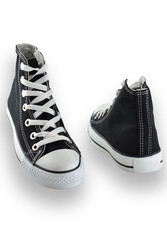 0103 Rahat Unisex Erkek Kadın Spor Ayakkabı Kadın Bilekli Converse - 6
