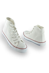 0103 Rahat Unisex Erkek Kadın Spor Ayakkabı Kadın Bilekli Converse - 5