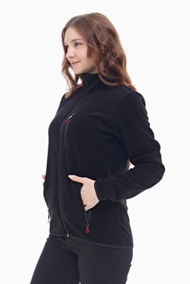 0110 Vizon Siyah Renk Kadın Erkek Outdoor Polar Erkek Polar Kadın Polar - 5