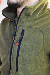 0110 Vizon Siyah Renk Kadın Erkek Outdoor Polar Erkek Polar Kadın Polar - 15