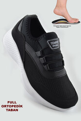 ISPARTALILAR - 0170 Ortopedik Rahat Unisex Erkek Kadın Bağcıksız Spor Ayakkabı Aqua
