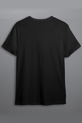 03535 Baskısız Oversize Erkek T-Shirt Düz Sade Renk T-Şhirt Üst Giyim - 5