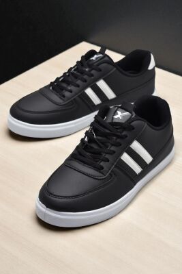 038 Rahat Taban Günlük Unisex Siyah Erkek Spor Ayakkabı - 2