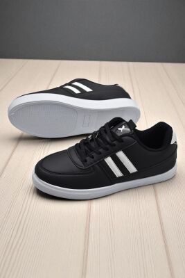 038 Rahat Taban Günlük Unisex Siyah Erkek Spor Ayakkabı - 4