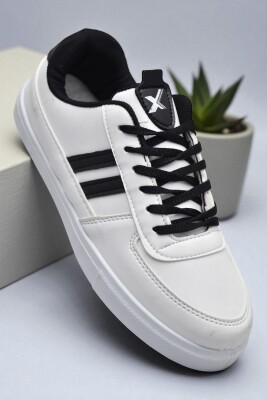 038 Rahat Taban Günlük Unisex Siyah Erkek Spor Ayakkabı - 4