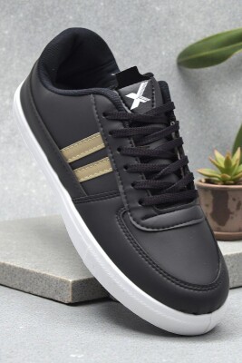 038 Rahat Taban Günlük Unisex Siyah Erkek Spor Ayakkabı - 5