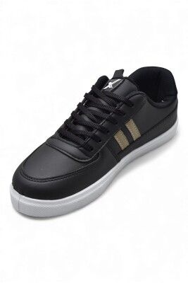 038 Rahat Taban Günlük Unisex Siyah Erkek Spor Ayakkabı - 11