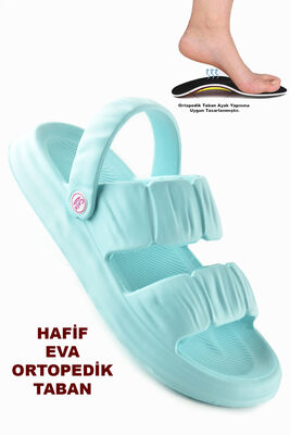 0505 Ortopedik Taban Günlük Kadın Terlik Sandalet Hafif Plaj Havuz Terliği - 2