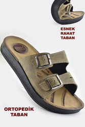 0530 Ortopedik Taban Günlük Kadın Terlik Sandalet Esnek Taban - 2