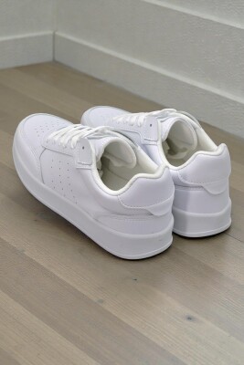 1011 Hazır Taban Unisex Spor Ayakkabı Bağcıklı Rahat Sneaker - 30