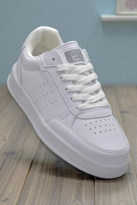1011 Hazır Taban Unisex Spor Ayakkabı Bağcıklı Rahat Sneaker - 8