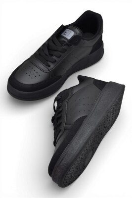 1011 Hazır Taban Unisex Spor Ayakkabı Bağcıklı Rahat Sneaker - 33