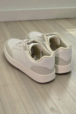 1011 Hazır Taban Unisex Spor Ayakkabı Bağcıklı Rahat Sneaker - 24