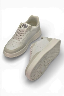 1011 Hazır Taban Unisex Spor Ayakkabı Bağcıklı Rahat Sneaker - 31