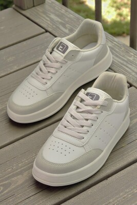 1011 Hazır Taban Unisex Spor Ayakkabı Bağcıklı Rahat Sneaker - 21