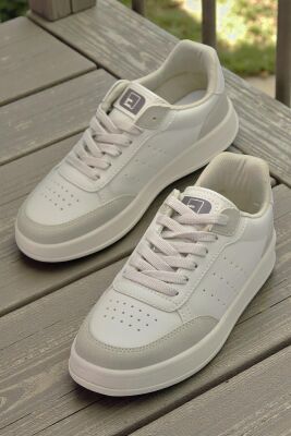 1011 Hazır Taban Unisex Spor Ayakkabı Bağcıklı Rahat Sneaker - 21