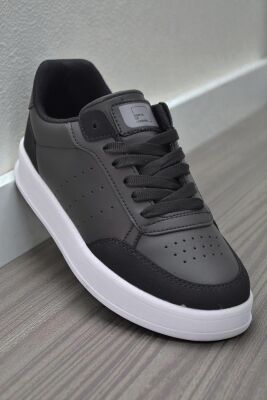 1011 Hazır Taban Unisex Spor Ayakkabı Bağcıklı Rahat Sneaker - 2