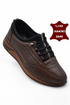 113 Tam Ortopedik Taban Hakiki Deri Erkek Casual Ayakkabı Özel Küçük Numara Erkek Ayakkabı - 2
