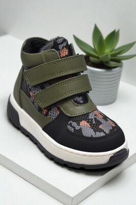 114A Ortopedik Taban Deri Cırtlı Kız Çocuk Bot Cırtlı Erkek Deri Bot Unisex Bot - 1