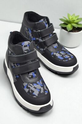 114A Ortopedik Taban Deri Cırtlı Kız Çocuk Bot Cırtlı Erkek Deri Bot Unisex Bot - 4