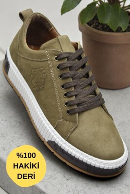 1177 Ortopedik Taban Günlük Hakiki Deri Erkek Ayakkabı Hazır Taban Casual Ayakkabı - 2