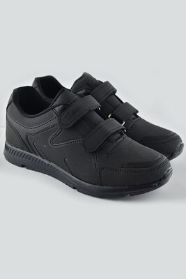 12012 Cırtlı Kadın Erkek Unisex Siyah Spor Ayakkabı - 3