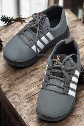1224 Ortopedik Taban Çocuk Spor Ayakkabı Unisex Çocuk Spor Ayakkabı Süs Bağcıklı - 4