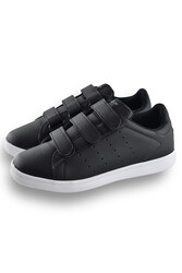 12651 Tam Ortopedik Taban Cırtlı Kadın Erkek Unisex Siyah Spor Ayakkabı - 3