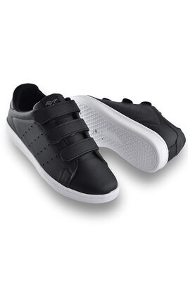 12651 Tam Ortopedik Taban Cırtlı Kadın Erkek Unisex Siyah Spor Ayakkabı - 4
