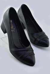 ISPARTALILAR - 130-20 Siyah Stiletto Kadın Topuklu Ayakkabı Abiye Düğün Nişan 