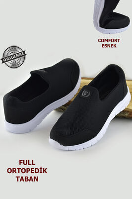 1501 Blacksea FULL ORTOPEDİK Yazlık Kadın Erkek Unisex Spor Ayakkabı Bağcıksız Spor - 1
