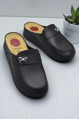 1503 Rahat Ortopedik Taban Günlük Kadın Terlik Önü Kapalı Kadın Terlik - 1