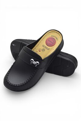 1503 Rahat Ortopedik Taban Günlük Kadın Terlik Önü Kapalı Kadın Terlik - 3