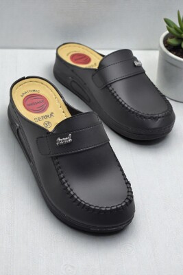 1515 Rahat Ortopedik Taban Günlük Kadın Terlik Önü Kapalı Kadın Terlik - 1