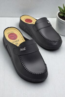 1515 Rahat Ortopedik Taban Günlük Kadın Terlik Önü Kapalı Kadın Terlik - 1