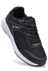 1543 Tam Ortopedik Taban Günlük Unisex Spor Ayakkabı Siyah Beyaz Spor Ayakkabı - M.P ONE