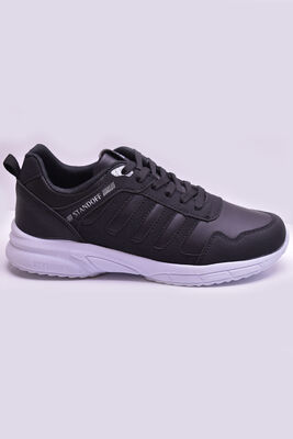 159 Rahat Taban Siyah Erkek Kadın Spor Ayakkabı Unisex Spor Atyakkabı - 2
