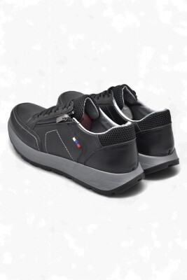 1751 Tam Ortopedik Taban Hakiki Deri Erkek Ayakkabı Fermuarlı Erkek Ayakkabı - 11