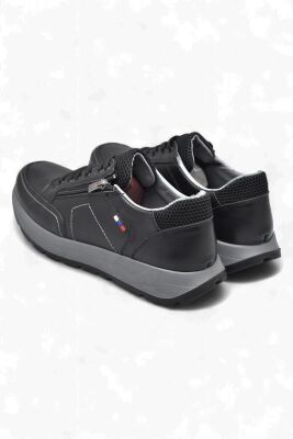 1751 Tam Ortopedik Taban Hakiki Deri Erkek Ayakkabı Fermuarlı Erkek Ayakkabı - 11