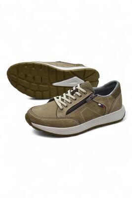 1751 Tam Ortopedik Taban Hakiki Deri Erkek Ayakkabı Fermuarlı Erkek Ayakkabı - 10