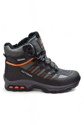 1823 Ortopedik Taban Trekking Outdoor Fermuarlı Erkek Bot İçi Kürklü - 8