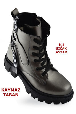 190 Ortopedik Kaymaz Taban Kız Çocuk Bot Ayakkabı Çocuk Çizme Bot - 2