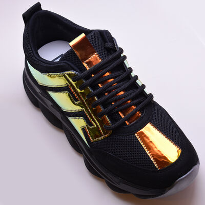 2001 Yazlık Ortopedik Kalın Taban Kadın Spor Ayakkabı Sneakers - 2