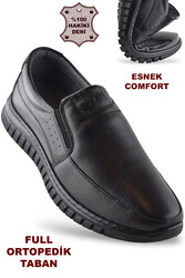 201 Tam Ortopedik Taban Hakiki Deri Erkek Ayakkabı Günlük Ultra Comfort - ISPARTALILAR