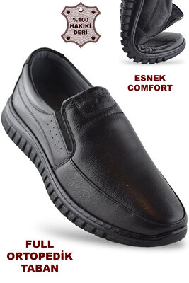 201 Tam Ortopedik Taban Hakiki Deri Erkek Ayakkabı Günlük Ultra Comfort - 1