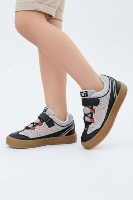 2026-5 Ortopedik Taban Çocuk Spor Ayakkabı Unisex Cırtlı Çocuk Spor Ayakkabı - 4