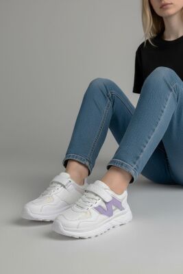 2026-99 Ortopedik Taban Çocuk Spor Ayakkabı Unisex Cırtlı Çocuk Spor Ayakkabı - 4