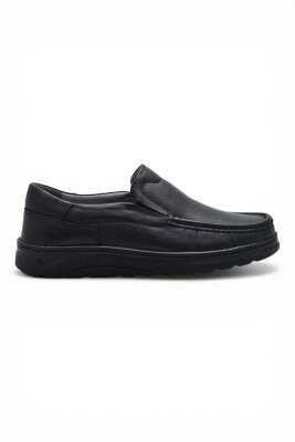 2107 Tam Ortopedik Taban %100 Hakiki Deri Erkek Ayakkabı Bağcıksız Yazlık Erkek Ayakkabı - 5