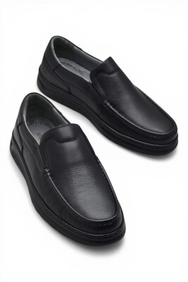 2107 Tam Ortopedik Taban %100 Hakiki Deri Erkek Ayakkabı Bağcıksız Yazlık Erkek Ayakkabı - 11