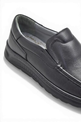 2107 Tam Ortopedik Taban %100 Hakiki Deri Erkek Ayakkabı Bağcıksız Yazlık Erkek Ayakkabı - 17